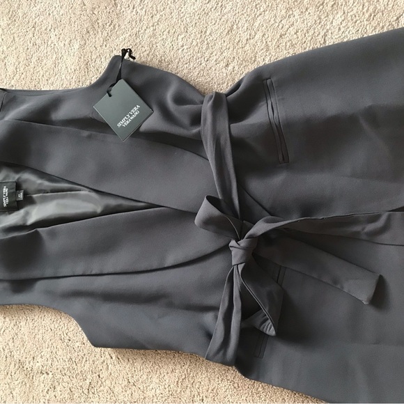 Simply Vera NWT Woven Vest - Pewter - XS - Picture 4 of 6